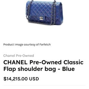 Chanel timeless vintage double flap shoulder bag
